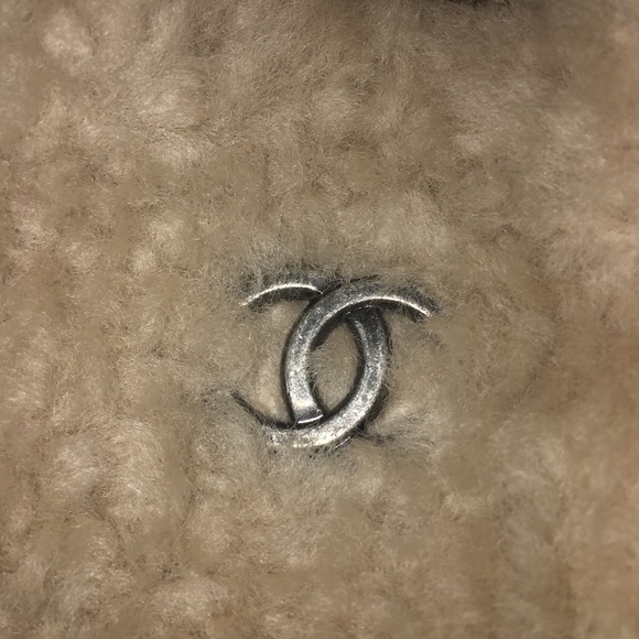 brand new tan CHANEL leather/wool mini back pack main image 4